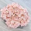 Hortensia de granada de 5 cabezas, flor artificial hecha a mano, decoración de boda, decoración del hogar, sala de estar, accesorios de arreglo floral floral
