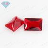 Huagang Gem Rectangular Ángulo Recto Coche Flor Vidriera Piedra Nuda Anillos de Vidrio Multicolor Outlet de Fábrica de Joyería
