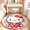 Alfombra de Noche para Habitación de Gatito de Dibujos Animados Alfombra para Habitación Infantil Resistente al Frío Resistente al Desgaste Felpudo de Imitación Cachemir para Sala de Estar del Hogar En Stock Dropshipping