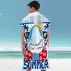 Bata de Playa Personalizada Bata de Baño Best-Seller de Amazon para Adultos Toalla de Baño con Capucha Toalla de Playa Absorbente Engrosada Bata de Baño para Nadar