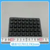 Pies Cuadrados Negros Adhesivos Trapezoidales Amortiguadores para Chasis con Respaldo Adhesivo, Almohadillas Autoadhesivas para Pies, Almohadillas Cuadradas de Silicona, Cinta de Doble Cara