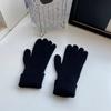 Luvas Vermelhas de Ano Novo Extra Longas de Lã Populares Tricotadas Sem Dedos Inverno para Mulheres Coreanas Inverno Quente Ciclismo