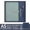 Caderno A5 transfronteiriço personalizado para registro de reuniões, bloco de notas simples para escritório comercial, personalizável com impressão de logotipo