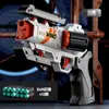Pistola de Juguete Revolver de Carga Rápida, Pistola de Balas Suaves, Revolver con Expulsión de Cilindro de un Botón, Pistola de Juguete con Balas Suaves para Niños, Venta al por Mayor