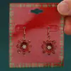 Pendientes de aleación con diseño de alce y copo de nieve, de estilo europeo y americano, con dibujos creativos, para Navidad.