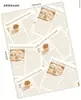 Papel Desechable para Hamburguesas, Papel Resistente a la Grasa, Papel para Rollos de Pollo, Papel tipo Periódico para Sándwiches, Papel Inglés, Papel para Bolas de Arroz con Algas, Papel para Hamburguesas de Res
