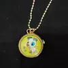 Reloj de Bolsillo Giratorio de Dibujos Animados de Venta Caliente Reloj de Bolsillo para Niños Reloj Giratorio Giroscopio del Zodiaco