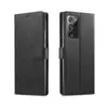 Para Samsung Note20 Funda Protectora para Teléfono Móvil de Piel de Ternero con Tarjetero Funda Magnética de Cuero para Note20 Ultra