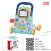 Andador para bebés de gran venta transfronteriza, juguete musical para niños, andador deslizante para bebés, antivuelco, multifunción, propulsado a mano.