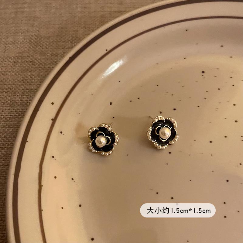 颜色分类图_贝珠小花耳环（银针）