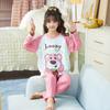 Pijama Infantil Transfronterizo para Mujer de Manga Larga Primavera y Otoño Princesa Madre e Hija Bebé Padre-Hijo Ropa de Casa Traje Verano Ropa para Aire Acondicionado