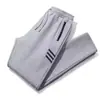Pantalones de chándal para hombre Primavera y Otoño Nuevos Bolsillo con Cremallera Pantalones Antirrobo Delgados Rectos Sueltos Versátiles Joggers
