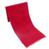 Lenço Vermelho Chinês com Impressão de Logo para Eventos de Empresa, Lenço de Pescoço Vermelho Vibrante para Reuniões de Turma, Bordado Atacado Estilo Étnico