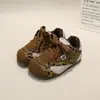 2026 Nuevos Zapatos de Algodón con Estampado de Leopardo para Niños Estilo Coreano Superficie de Cuero Zapatos Deportivos para Niñas Pequeñas Zapatos Bebé Forrest Gump 6838