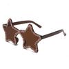 Gafas de sol sin montura estilo europeo y americano, personalizadas, color caramelo de océano, hechas a mano con diamantes, para fotos, discoteca, calle cool, lindas