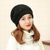 Calentador de Cuello de Doble Capa de Otoño e Invierno, Gorro de Lana para Dama a la Moda, Gorro Cálido para Exteriores, Protección Casual Versátil para el Cuello y Calidez