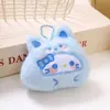 Lindo colgante de peluche de gato de dibujos animados, accesorio para bolso y ropa, colgante para mejor amigo, llavero de regalo para pareja