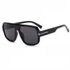 Gafas de Sol de Marco Grande en Forma de T Estilo Piloto 2025 Nuevas Cuadradas de Moda Gafas de Sol Transfronterizas Personalizadas para Hombres y Mujeres
