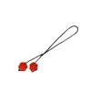 Ventas Directas de Fábrica Tendencia Nacional Colgante Rojo Cinnabar Flor de Ciruelo Diseño Original Accesorios de Joyería Lanyard para Marcapáginas de Teléfono Móvil