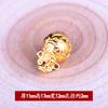 Accesorios de cuentas DIY 108 accesorios para pulsera plata Xizang cabeza de Buda de tres vías cuentas de rosario Bodhi King Kong accesorios de cuentas sueltas cuentas redondas