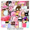 6 pegatinas creativas VSCO estilo graffiti pequeñas y frescas para equipaje, maleta, computadora, patinete, coche