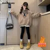 Sudadera con capucha para niña Otoño 2026 Nuevo estilo Ropa de otoño para niña Atuendo de otoño para niña grande Top elegante Ropa para niños