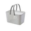 Cesta de baño para estudiantes con doble asa, cesta de almacenamiento para artículos de tocador, cesta de baño cuadrada, cesta de almacenamiento para artículos diversos
