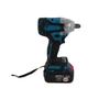Llave eléctrica de alto torque transfronteriza para armador, llanta, reparación de automóviles, recargable, de impacto, pistola de viento, llave de batería de litio