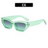 2023 nuevo polígono transfronterizo gafas de sol para PC moda europea y americana ins chica bonita montura pequeña todo combina cóncavo gafas de sol