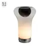Lámpara de Mesa de Vidrio Artístico Posmoderna Lámpara de Noche para Dormitorio de Hotel de Diseñador Iluminación de Sala de Estar Modelo Habitación Lujo Ligero