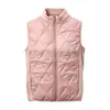 Colete de algodão leve com retalhos para outono e inverno para mulheres, retalhos de fleece, adequado para mães de meia-idade, pode ser usado como camada interna ou externa, disponível para atacado