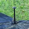 Pregos de plástico cinza-prata Pregos para cobertura de solo de jardinagem Pregos de fixação para rede de sombreamento de tenda rede de jardim Pregos para lona tecido barreira contra ervas daninhas pregos para gramado