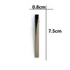 Pinza Cuadrada, Pinza Plateada de Una Línea, Pinza de Pato de Gama Alta, Pinza para Fijar Flecos Laterales, Pinza Electroplateada, Pasador, Pasador sin Marcas