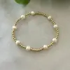 Pulsera Bohemia de Cuentas Doradas con Tortuga, Estrella de Mar, Cruz, Pulsera de Cuentas Joyería Diaria para Apilar