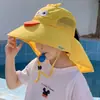 Sombrero de Sol de Verano para Niños con Ala Ancha, Sombrero Chal de Malla con Protección Solar para Niñas, Sombrero de Pescador de Playa para Niños, Sombrero de Sol para Exteriores