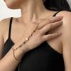 Joia Transfronteiriça Europeia e Americana Corrente Longa Simples Corrente de Dedo Amorosa Feminina Retrô Personalidade Criativa Pulseira de Amor