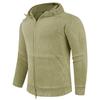 2025 Nueva Chaqueta Casual Cruzada de Terciopelo Austriaco de Doble Cara para Hombre, Cardigan con Cremallera, Chaqueta con Capucha, Ropa para Hombre