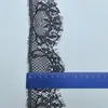 Ribete de Encaje de Nylon para Pestañas, Accesorios Sexys para Lencería y Ropa de Casa, Tira de Ribete de Encaje de Pestañas Ondulado