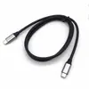 Cable de datos directo de fábrica Tipo-C 3.0 C-C, carcasa de aluminio, carga de 20W, cable de transmisión de datos 5G