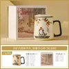 Taza de té de cerámica hecha en fábrica, Taza de maestro, Tetera pequeña, Bol con tapa de tres piezas para el hogar, Taza de té de oficina, Juego de té