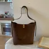 2025 Nova Bolsa Saco de Inverno Fosca de Alta Qualidade Bolsa Feminina Bolsa de Ombro Retro de Grande Capacidade Bolsa Transversal Versátil