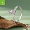 Nuevo anillo de labradorita natural de Yinziyun, suministro transfronterizo, elegante anillo de gota de plata de ley s925 fabricante