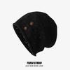 Gorro Holgado de Verano Fino y Transpirable Estilo Retro Americano para Mujer, Adelgazante de Rostro, Gorro Versátil Postparto para Otoño e Invierno