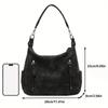 Bolsa Transfronteriza de Gran Capacidad para Mujer, Bolso Cruzado Nuevo Estilo de Comercio Exterior, Textura de Nicho, Bolso de Hombro para Estudiante Universitario, Bolso Tote para Viajes