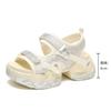 Sandalias para Mujer, Verano Suela Suave, No Cansan, Nuevo Estilo Deportivas y de Ocio Sandalias de Suela Gruesa para Mujer con Cierres de Velcro para Mujer