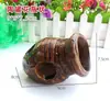 Atacado Tanque de Peixes Paisagismo Jarro de Cerâmica Decorativo Abrigo para Peixes Camarões Escorpiões Casa de Abrigo Jarro em Formato de Peixe Vermelho Jarro de Cerâmica Paisagismo de Aquário Casa de Criação