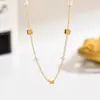 2025 Collar de Perlas Transfronterizo Nuevos Accesorios de Joyería para Mujer Collar de Perlas Joyería de Alta Gama para Mujer Cadena para Clavícula de Nicho