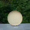 Bandeja para Secar Tejida a Mano de Bambú Cesta para Aventar Bambú Tejida a Mano Tamiz Redondo de Bambú Productos Tejidos de Bambú Estilo Casa de Campo Cesta para Pan al Vapor Cesta para Frutas Cesta de Almacenamiento