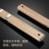 Colador de Malla Grande de Acero Inoxidable para Escurrir Cuchara Filtro para Freír Pescado Fideos Mango de Madera Extensión Cocina Restaurante Chef Comercial