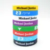 Pulseira de silicone esportiva de basquete cor luminosa pulseira de pulso de futebol pulseira Kobe Curry James Durant